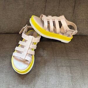 Melissa Flox III SANDAL Pink Yellow Us 6